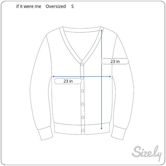 If It Were Me Oversized Fuzzy Rust Orange Button-Up Cardigan Sweater Small - Picture 5 of 5